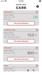 SafeTrx Care screenshot 0