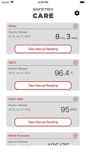 SafeTrx Care screenshot 1