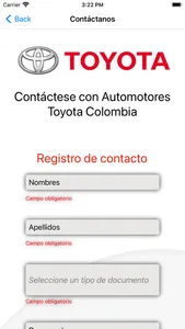 Seguro Toyota screenshot 1