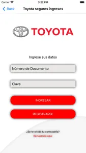 Seguro Toyota screenshot 2