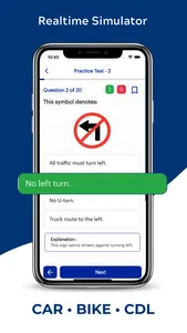 Virginia DMV Permit Practice screenshot 1