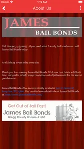 James Bail Bonds. screenshot 1