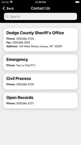 Dodge County Sheriffs Office screenshot 1