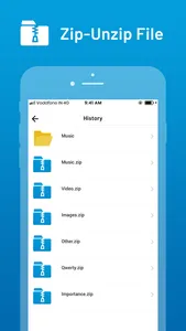 Unarchiver : Zip Unzip Tool screenshot 1