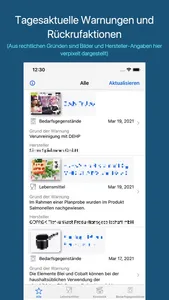 Lebensmittelwarnung screenshot 0