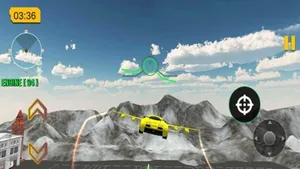 Crazy Flying Car Shooting Game screenshot 1