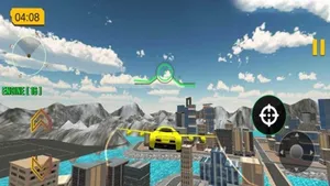 Crazy Flying Car Shooting Game screenshot 2