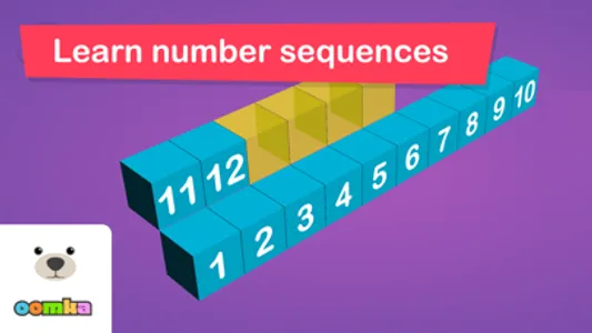 Oomka Number Train 3D Math screenshot 4