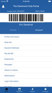 The Claremont Club Portal screenshot 3