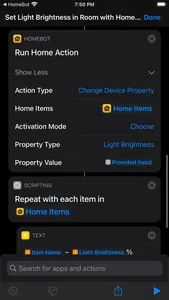 HomeBot for Shortcuts screenshot 2