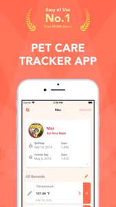 Pet Care Tracker - PetNote screenshot 0