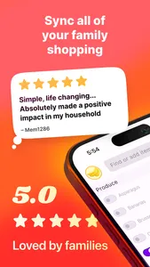 Synced Grocery List: PantryPal screenshot 1