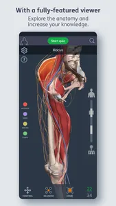 Primal's 3D Human Anatomy Quiz screenshot 0