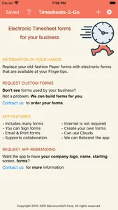 Timesheets-2-Go screenshot 0