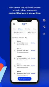 Nav: Exames e Consultas Online screenshot 2