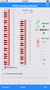 Piano tuning visual checker screenshot 1