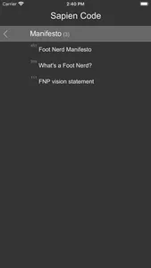 TFC Foot Nerd Program screenshot 2