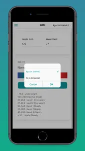 BMI Calculator for Women & Men screenshot 2