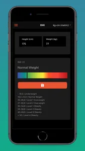 BMI Calculator for Women & Men screenshot 4