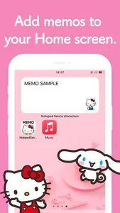 Notepad Sanrio characters screenshot 1