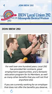 IBEW Local 292 screenshot 4