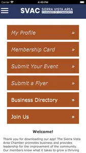 Sierra Vista Area Chamber screenshot 1