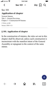 Vermont Statutes by PocketLaw screenshot 1