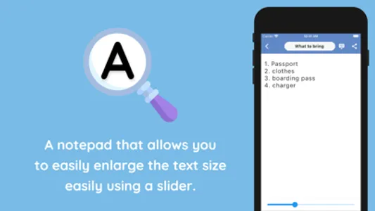 Text Enlarger Notepad | E-Note screenshot 0