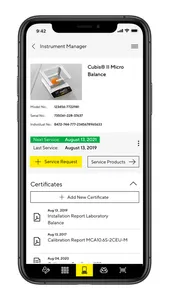 Sartorius Service Connect screenshot 2