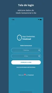 App Gestantes Fetalmed screenshot 0