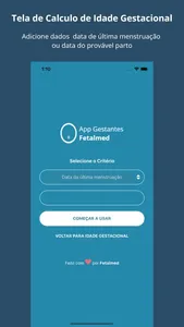 App Gestantes Fetalmed screenshot 1