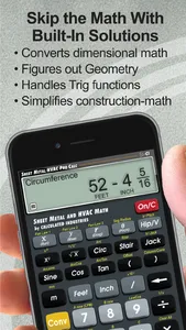 Sheet Metal HVAC Pro Math Calc screenshot 2