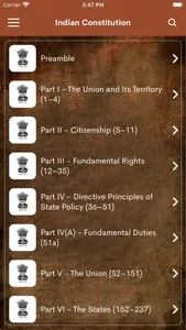 Indian Constitution - Offline screenshot 0