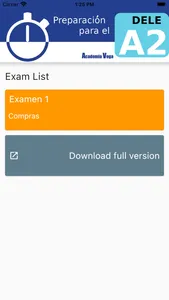 DELE A2 Spanish Examen1 screenshot 0