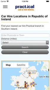 Practical Car & Van Rental IE screenshot 1