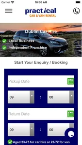 Practical Car & Van Rental IE screenshot 4