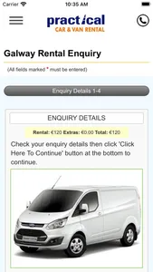 Practical Car & Van Rental IE screenshot 6