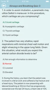 EMT Prep Practice Test screenshot 4