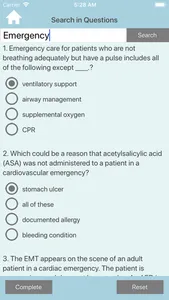 EMT Prep Practice Test screenshot 6