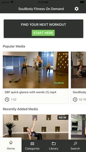 SoulBody Fitness On Demand screenshot 1