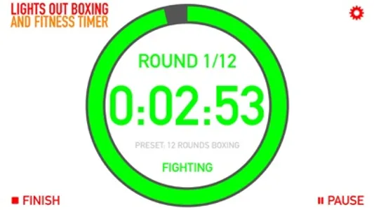 Lights Out Boxing Timer screenshot 8