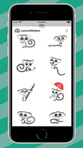 Cute Lemur Stickers screenshot 2