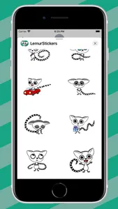 Cute Lemur Stickers screenshot 3