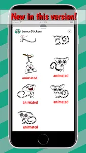 Cute Lemur Stickers screenshot 5