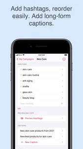Hashtag Editor screenshot 1