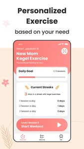 MyKegel: Pelvic Floor Workouts screenshot 1