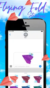 Flying Fold Stickers screenshot 1