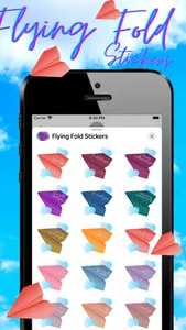 Flying Fold Stickers screenshot 2