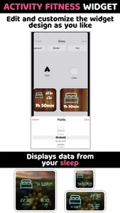 Activity Fitness Widgets screenshot 2