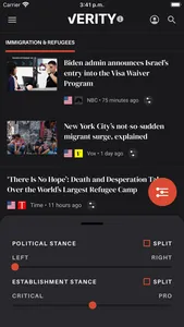 Verity news screenshot 1